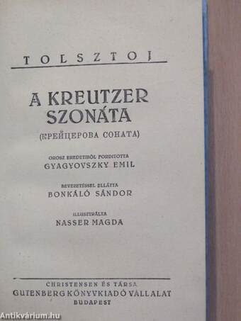 A Kreutzer szonáta