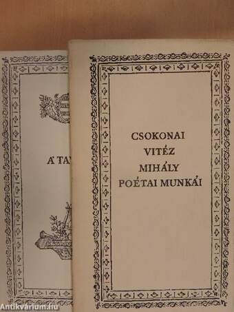 Csokonai Vitéz Mihály poétai munkái I-VII./Csokonai verseinek első kiadásai