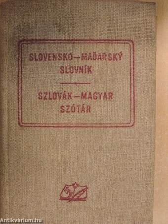 Szlovák-magyar szótár