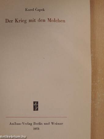 Der Krieg mit den Molchen