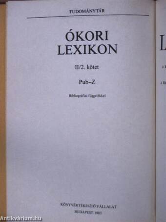 Ókori lexikon II/2. (töredék)