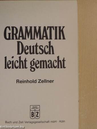 Grammatik - Deutsch leicht gemacht