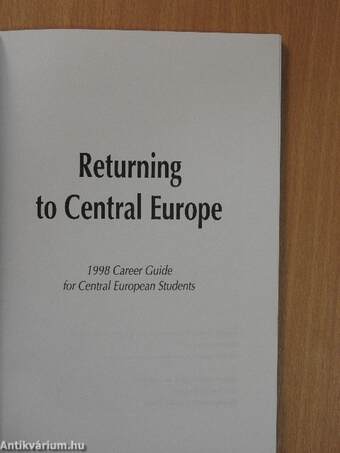 Returning to Central Europe