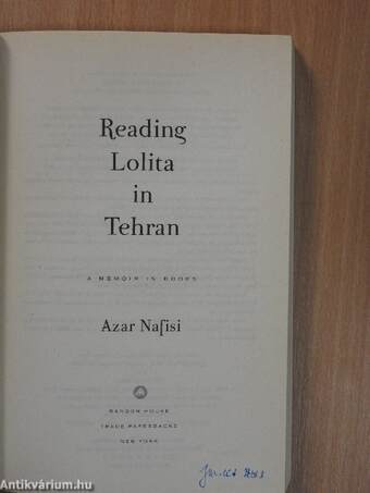 Reading Lolita in Tehran