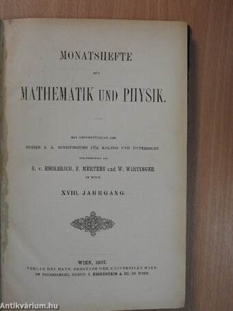 Monatshefte für Mathematik und Physik