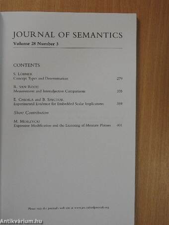 Journal of Semantics August 2011