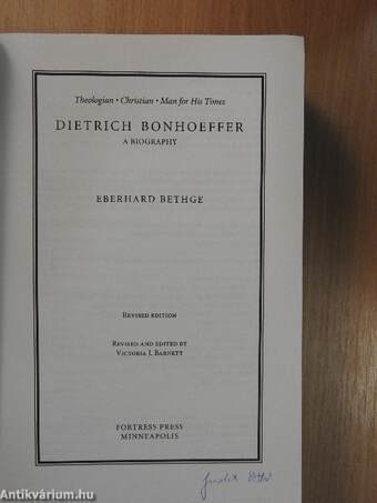 Dietrich Bonhoeffer