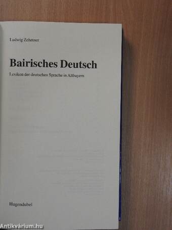 Bairisches Deutsch