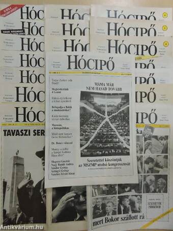 Hócipő 1989., 1992., 1996., 1998-1999., 2009. (vegyes számok) (22 db)