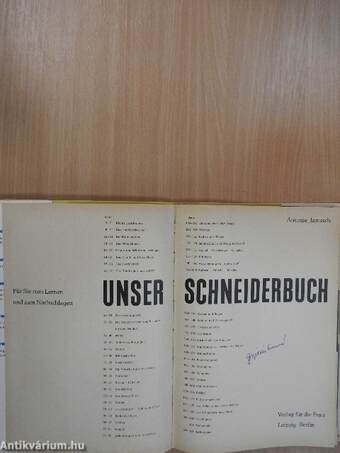 Unser Schneiderbuch