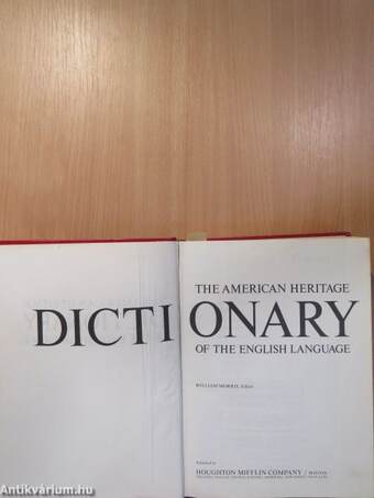 The American Heritage Dictionary of the English Language