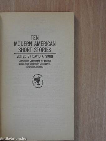 Ten Modern American Short Stories