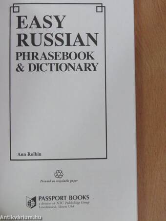 Easy Russian Phrasebook & Dictionary