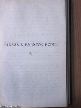 Utazás a Balaton körül I-II./A balatoni utazás vége