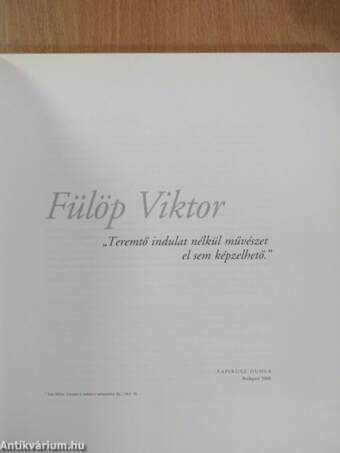 Fülöp Viktor élete és pályafutása 1929-1997