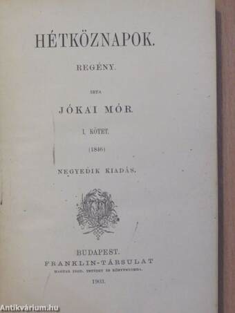 Hétköznapok I-II.