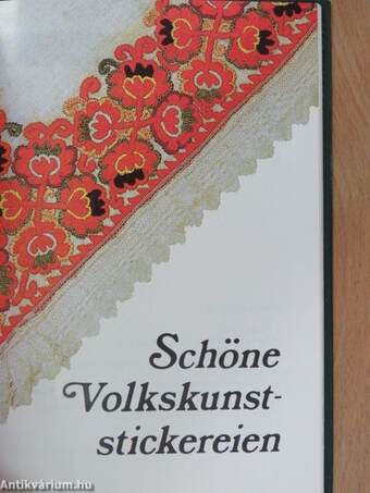 Schöne Volkskunststickereien