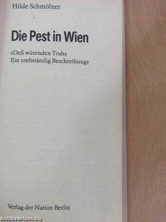 Die Pest in Wien