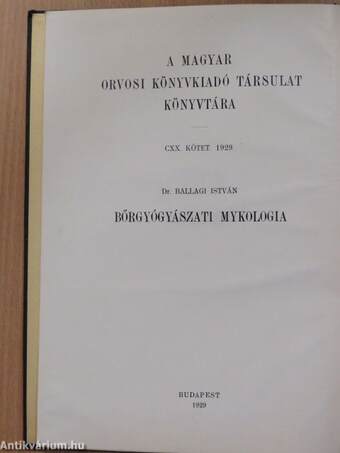 Bőrgyógyászati mykologia