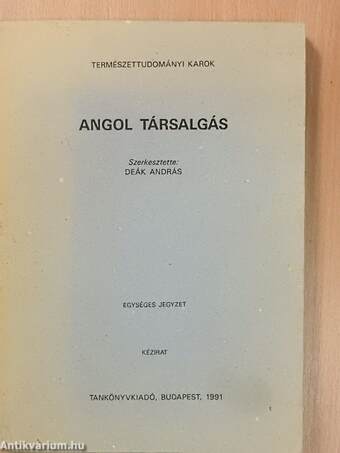 Angol társalgás