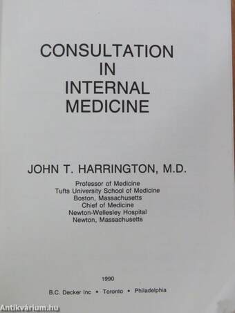 Consultation in Internal Medicine