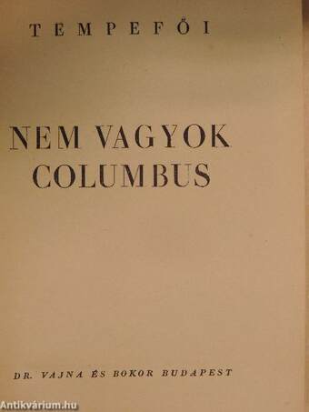 Nem vagyok Columbus