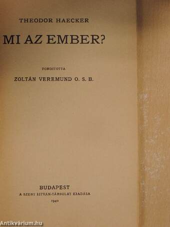 Mi az ember?