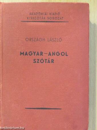 Magyar-angol szótár