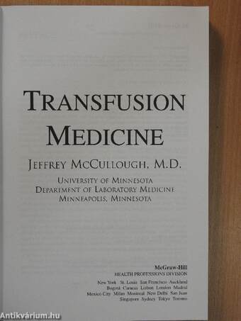 Transfusion Medicine