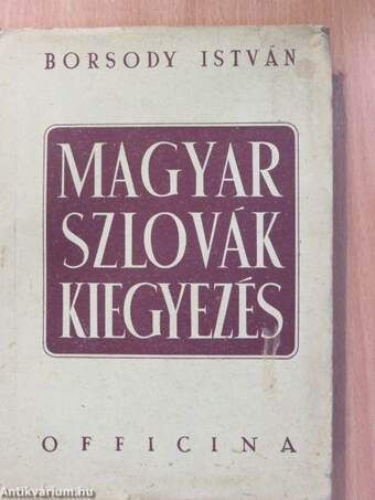 Magyar-szlovák kiegyezés