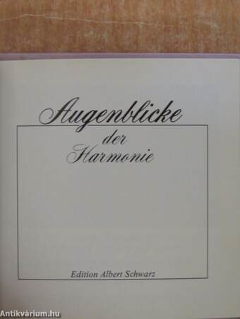 Augenblicke der Harmonie