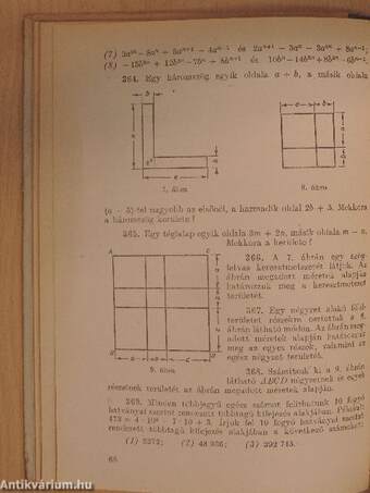 Algebrai feladatok gyűjteménye I.