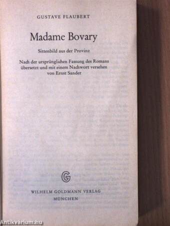 Madame Bovary