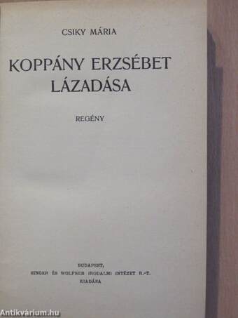 Koppány Erzsébet lázadása