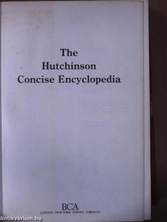 The Hutchinson Concise Encyclopedia