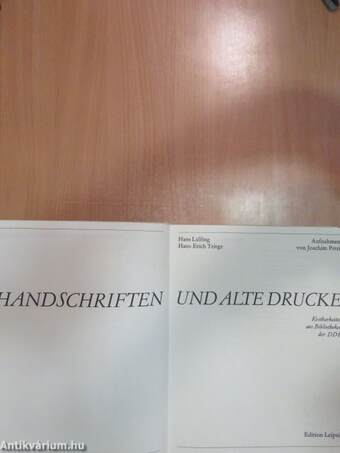 Handschriften und alte drucke