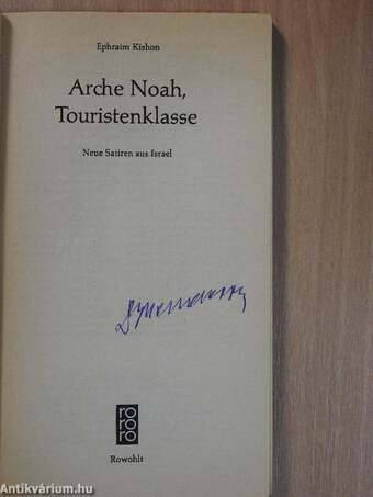 Arche Noah, Touristenklasse