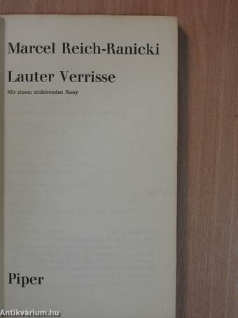 Lauter Verrisse