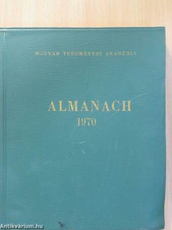 A Magyar Tudományos Akadémia Almanachja 1970