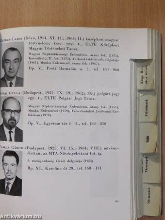 A Magyar Tudományos Akadémia Almanachja 1970