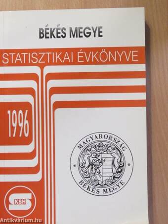 Békés megye statisztikai évkönyve 1996