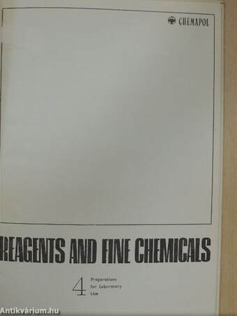 Reagents and Fine Chemicals 4