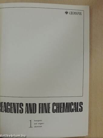 Reagents and Fine Chemicals 1