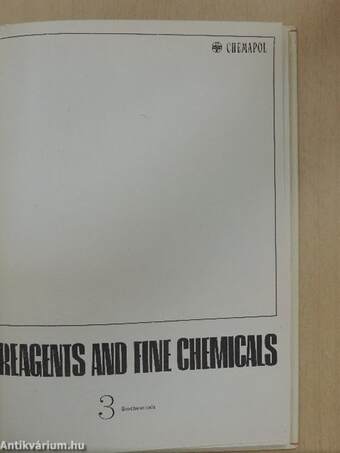 Reagents and Fine Chemicals 3