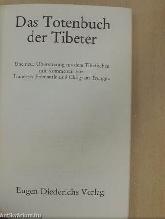 Das Totenbuch der Tibeter