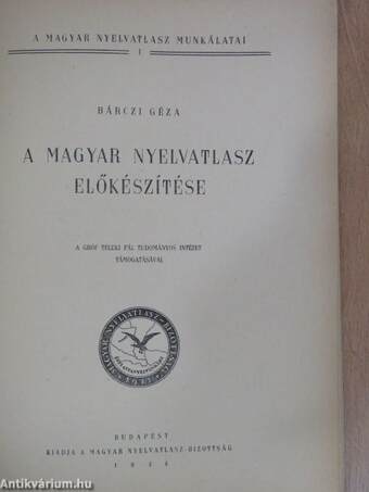 A magyar nyelvatlasz előkészítése