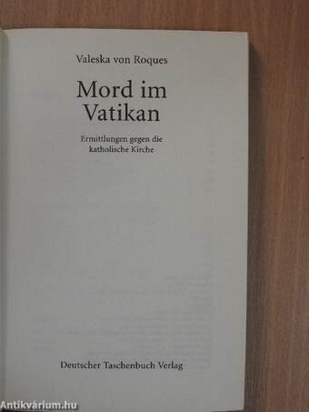 Mord im Vatikan