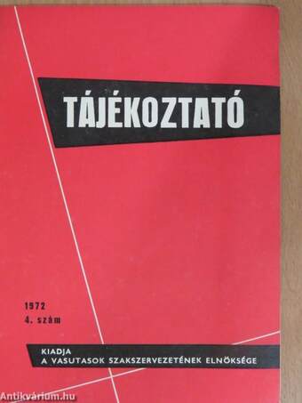 Tájékoztató 1972/4.