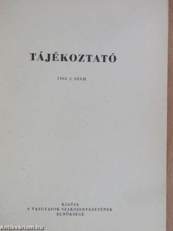 Tájékoztató 1968/2.