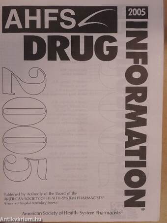 AHFS Drug Information 2005